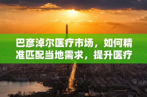 巴彦淖尔医疗市场，如何精准匹配当地需求，提升医疗设备采购效率？