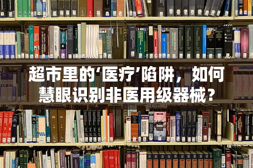 超市里的‘医疗’陷阱，如何慧眼识别非医用级器械？