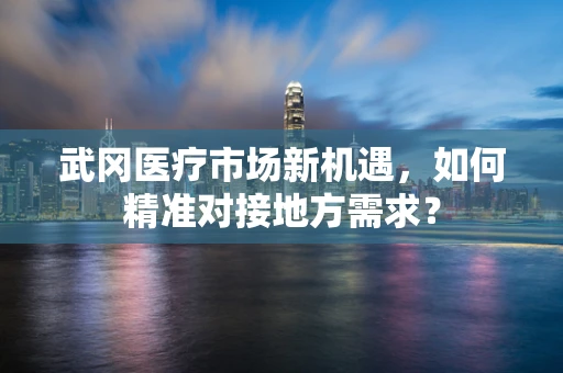 武冈医疗市场新机遇，如何精准对接地方需求？