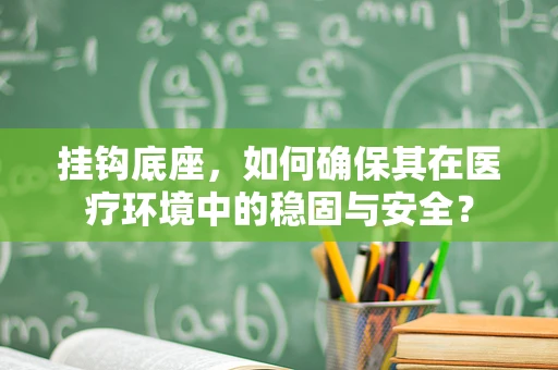 挂钩底座，如何确保其在医疗环境中的稳固与安全？