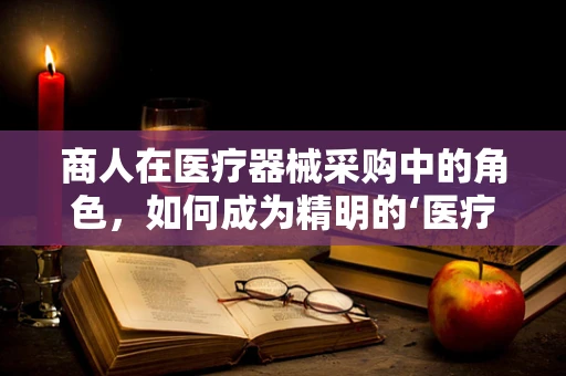 商人在医疗器械采购中的角色，如何成为精明的‘医疗’决策者？