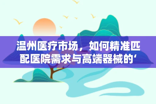 温州医疗市场，如何精准匹配医院需求与高端器械的‘黄金比例’？