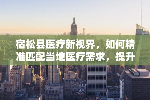 宿松县医疗新视界，如何精准匹配当地医疗需求，提升县域医疗服务水平？